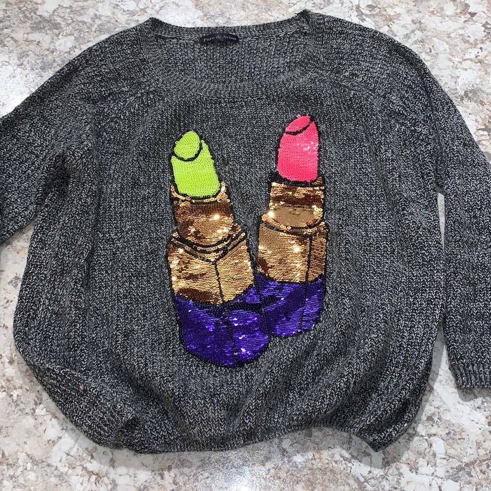 💄 stylish knit sweater